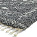 Think Rugs aspen 1537 grey ivory Grey, Ivory Living Room Shaggy Rug.