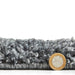 Think Rugs aspen 1537 grey ivory Grey, Ivory Living Room Shaggy Rug.