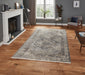 Think Rugs athena think 18739 grey Grey Living Room Moroccan Rug.