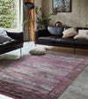 Asiatic athera at04 bordeaux border Purple Living Room  Rug.