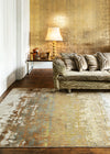 Asiatic aurora au01 dune Grey, Yellow Living Room  Rug.
