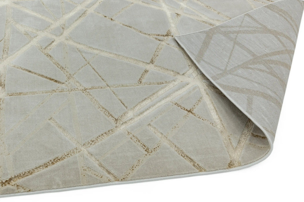 Asiatic aurora au13 mica Yellow, Ivory Living Room  Rug.