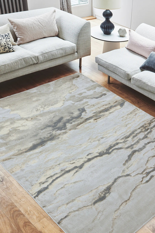 Asiatic aurora au17 linea Ivory Living Room  Rug.