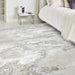 Asiatic aurora au02 cloud Grey, Beige Living Room  Rug.