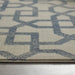 Origins artic avanti cream blue Blue, Ivory Living Room Geometric Rug.