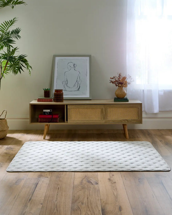 My Sculptured Washable Basketweave Ivory