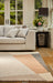 Origins bauhaus graphic 4 Ivory, Multicoloured Living Room Wool Rug.