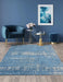Asiatic beau denim Blue Living Room Flat Weave Rug.