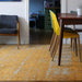 Asiatic beau gold Yellow Living Room Flat Weave Rug.