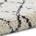 Think Rugs boho 5402 black grey white Grey, Black, Ivory Living Room Geometric Rug.