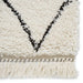 Think Rugs boho 8280 white black Black, Ivory, Cream Living Room Geometric Rug.