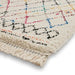 Think Rugs boho a560 multi Ivory, Multicoloured Living Room Geometric Rug.