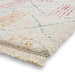 Think Rugs boho a814 multi Ivory, Multicoloured Living Room Geometric Rug.