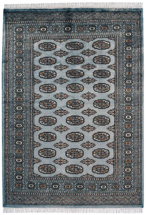 Asiatic bokhara light blue Blue Living Room Wool Rug.