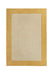 Origins borders ochre Yellow Living Room Wool Rug.