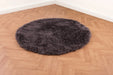 URCO boston charcoal Brown Living Room Shaggy Rug.