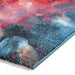 Think Rugs brooklyn 21278 multi Blue, Multicoloured, Red Living Room  Rug.