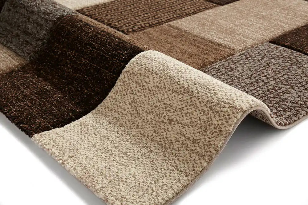 Think Rugs brooklyn 21830 beige grey Grey, Beige Living Room  Rug.