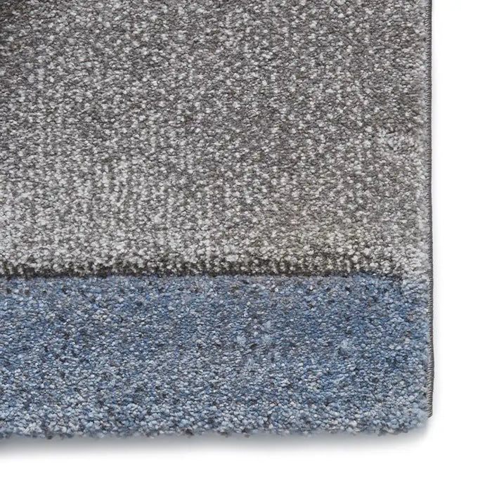 Think Rugs brooklyn 21830 grey blue Blue, Grey Living Room  Rug.
