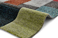 Think Rugs brooklyn 21830 grey multi Grey, Multicoloured Living Room  Rug.