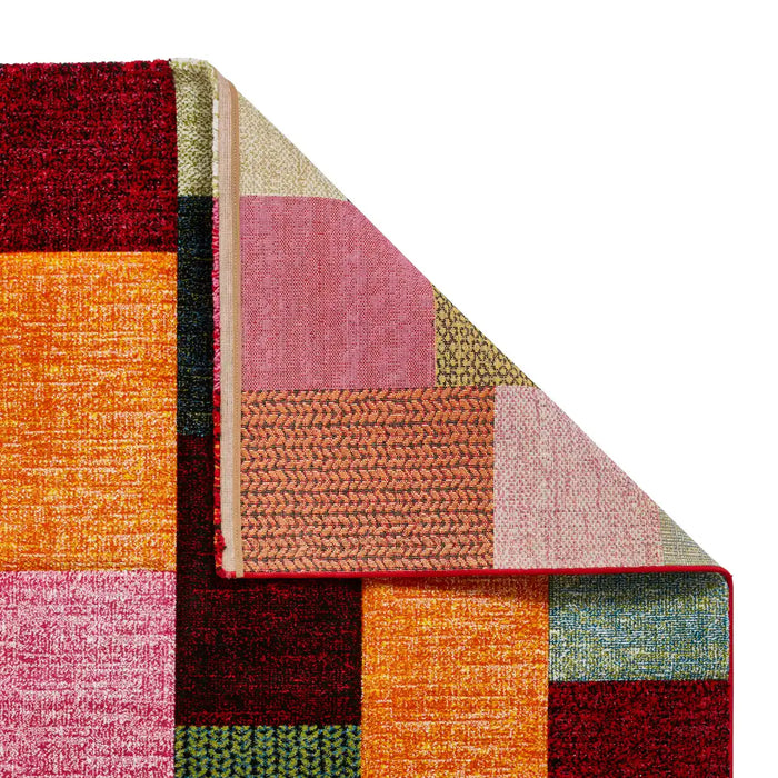 Think Rugs brooklyn 21830 multi Multicoloured Living Room  Rug.