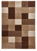 Think Rugs brooklyn 646 beige brown Brown, Beige Living Room  Rug.