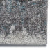 Think Rugs brooklyn 8595 ivory blue Blue, Ivory Living Room  Rug.