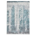 Think Rugs brooklyn 8595 ivory blue Blue, Ivory Living Room  Rug.