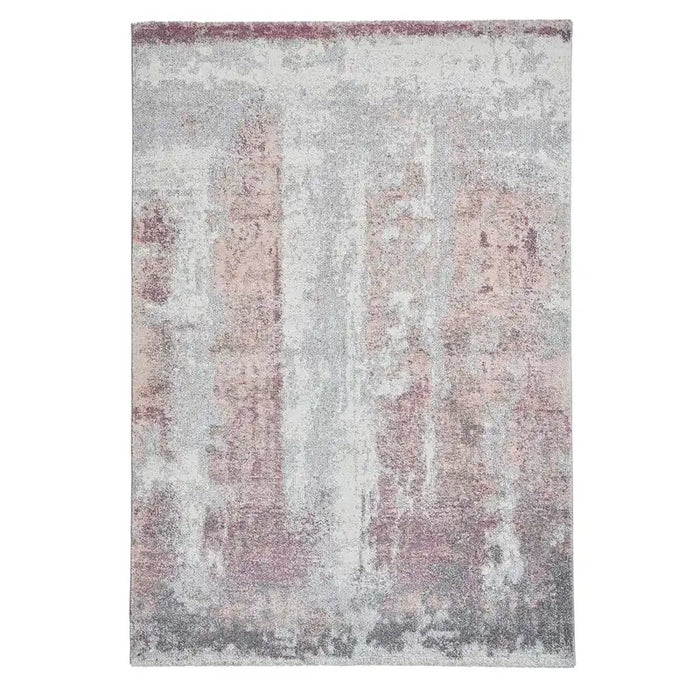 Think Rugs brooklyn 8595 ivory rose Ivory, Pink Living Room  Rug.