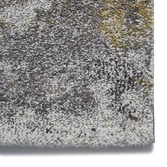 Think Rugs brooklyn 8595 ivory yellow Yellow, Ivory Living Room  Rug.