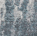 Think Rugs brooklyn 8595 ivory blue Blue, Ivory Living Room  Rug.