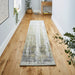 Think Rugs brooklyn 8595 ivory yellow Yellow, Ivory Living Room  Rug.