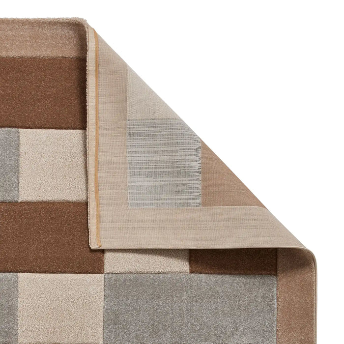 Think Rugs brooklyn brk04 beige grey Grey, Beige Living Room  Rug.