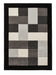 Think Rugs brooklyn brk04 black grey Grey, Black Living Room  Rug.