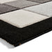 Think Rugs brooklyn brk04 black grey Grey, Black Living Room  Rug.