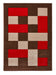 Think Rugs brooklyn brk04 brown red Brown, Red Living Room  Rug.