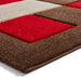 Think Rugs brooklyn brk04 brown red Brown, Red Living Room  Rug.