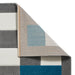 Think Rugs brooklyn brk04 grey blue Blue, Grey Living Room  Rug.