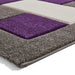 Think Rugs brooklyn brk04 grey purple Grey, Purple Living Room  Rug.