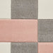 Think Rugs brooklyn brk04 grey rose Grey, Pink Living Room  Rug.