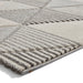 Think Rugs brooklyn brk15 grey beige Grey, Beige Living Room  Rug.