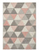 Think Rugs brooklyn brk15 grey rose Grey, Pink Living Room  Rug.