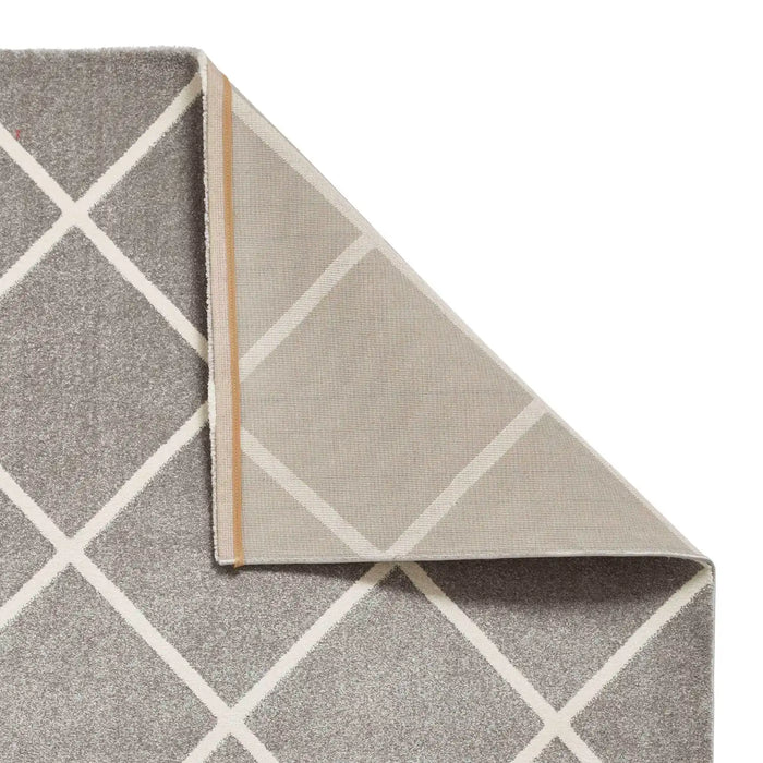 Think Rugs brooklyn brk35 grey cream Grey, Cream Living Room  Rug.