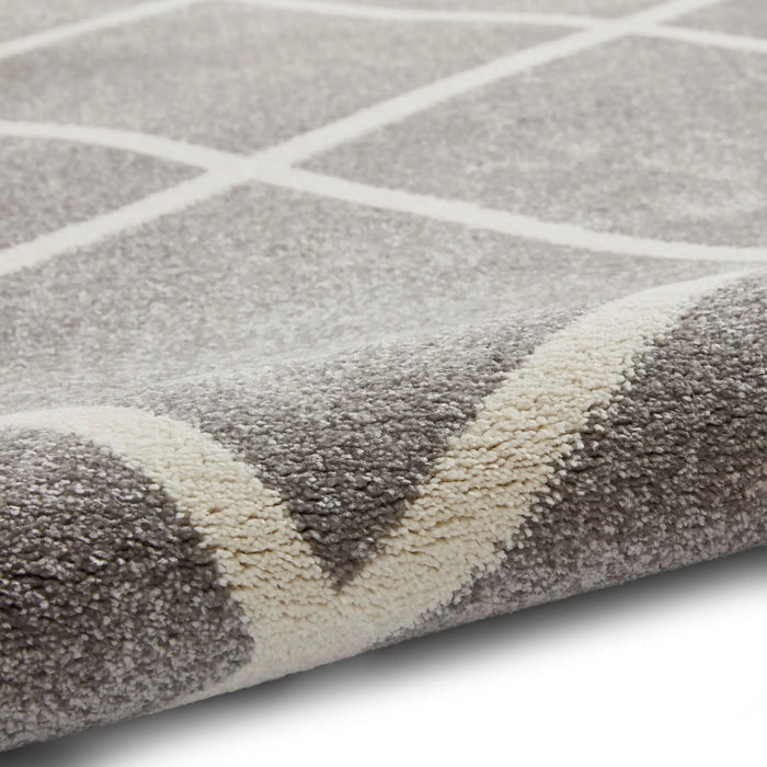 Think Rugs brooklyn brk35 grey cream Grey, Cream Living Room  Rug.