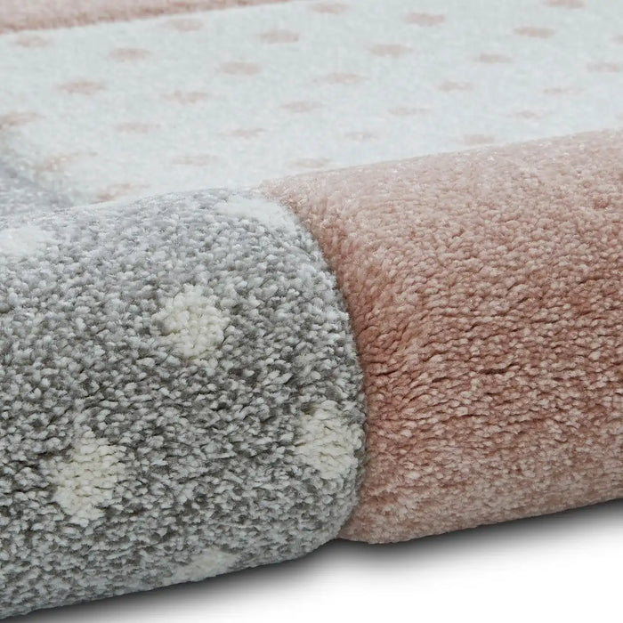 Think Rugs brooklyn kids brooklyn kids 20339 pink Multicoloured, Pink Bedroom   Rug.