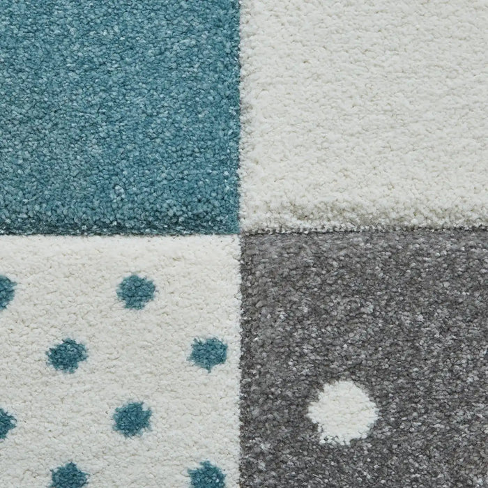 Think Rugs brooklyn kids brooklyn kids 20340 blue Blue, Multicoloured Bedroom   Rug.