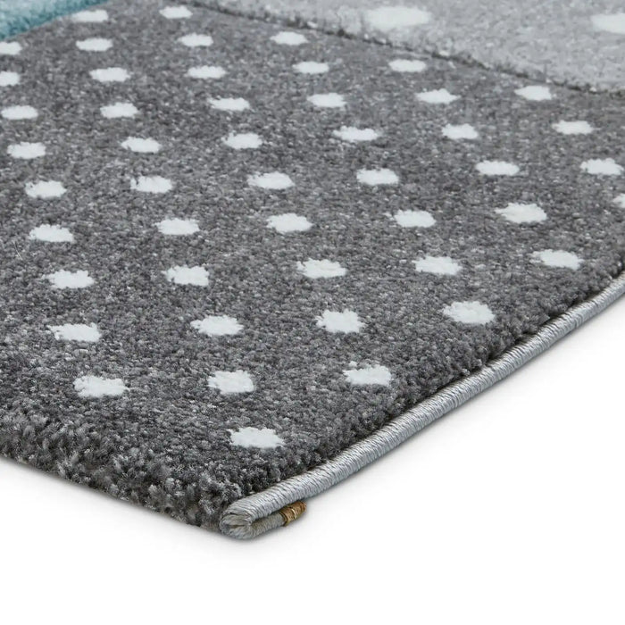 Think Rugs brooklyn kids brooklyn kids 20340 blue Blue, Multicoloured Bedroom   Rug.
