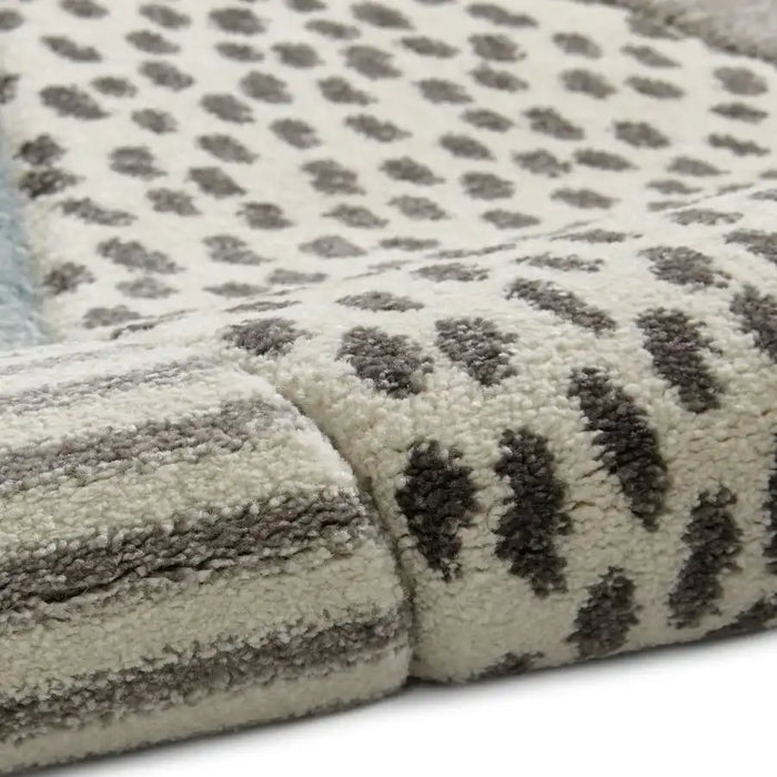 Think Rugs brooklyn kids 22707 blue Blue, Ivory, Multicoloured Bedroom   Rug.