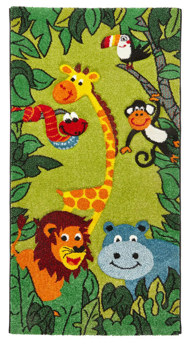Think Rugs brooklyn kids 53747 green Green, Multicoloured Bedroom   Rug.