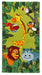 Think Rugs brooklyn kids 53747 green Green, Multicoloured Bedroom   Rug.